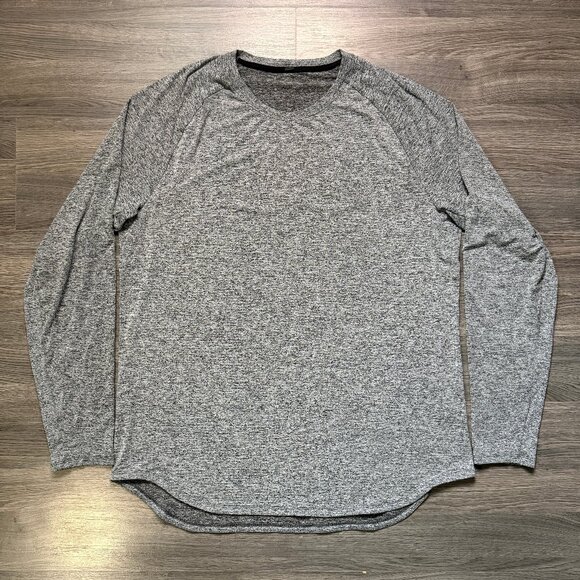 Lululemon Men's Drysense Mesh Long Sleeve - Black - Picture 2 of 7